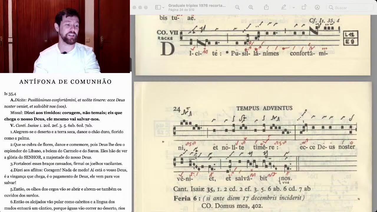 Estudo das Antífonas do Gradual Romano #3 - Terceiro Domingo do Advento