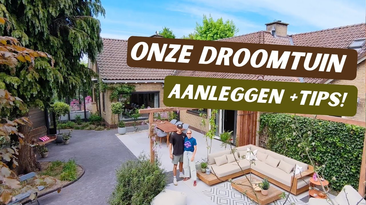 Onze Grote Tuin Make-over 🌿 | 4 Jaar Gespaard voor Onze Droomtuin + Tips & Fouten! Sanny zoekt Geluk