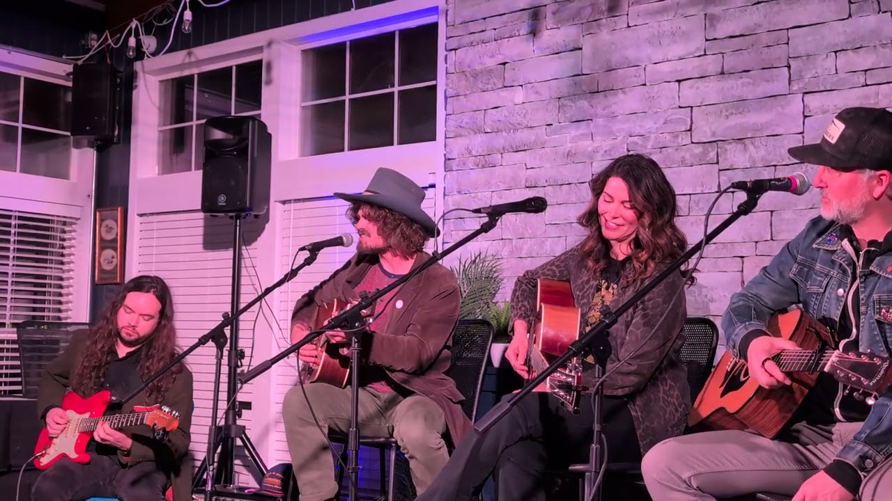 Aaron Kelly and Matt Pittman performing Crossdress and Crochet at Harbor Stories Unplugged.
