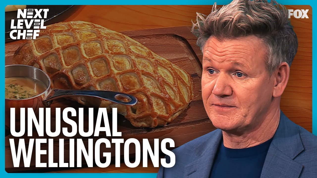 Judges React To The Final 5 Chefs&rsquo; Beef-Less Wellingtons | Next Level Chef