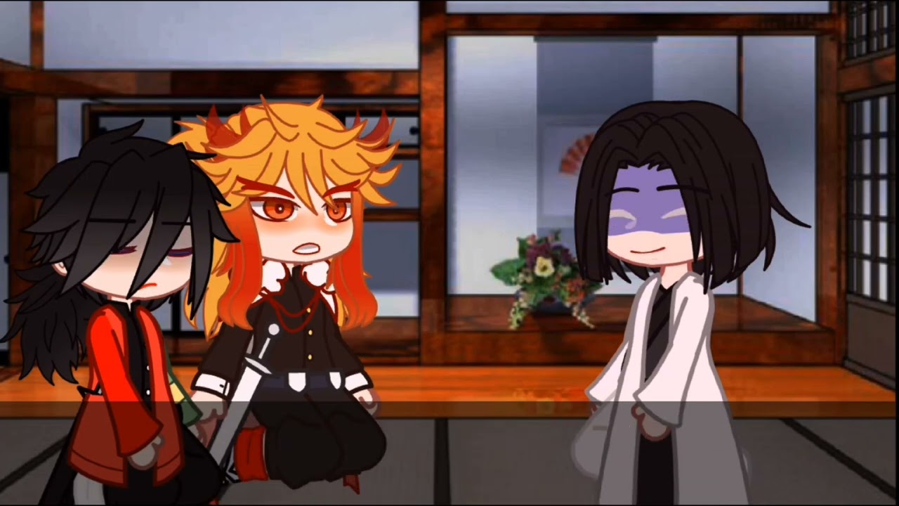 Tomioka he... so beautiful // RenGiyuu // my Au!!! // gacha club // kny // demon slayer