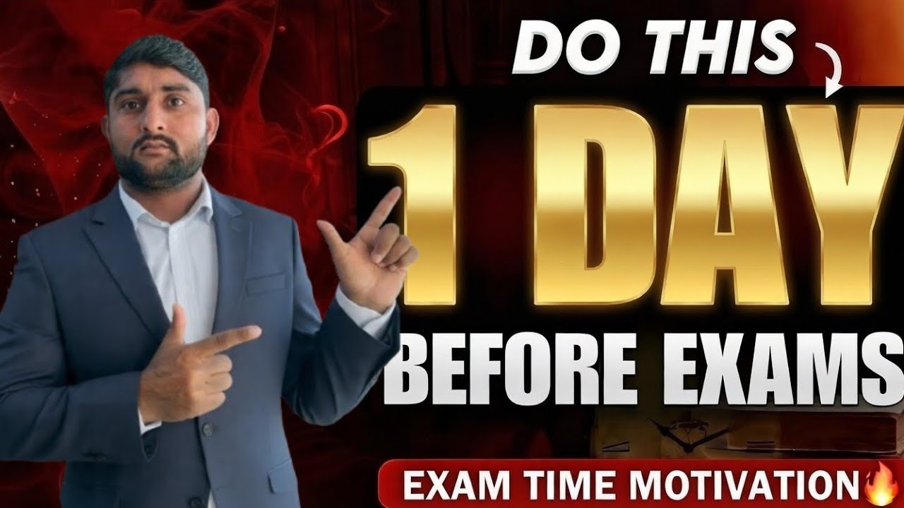 One Day Before Exam Strategy 🔥 | How To Study 1 Day Before Exam | Backbencher Success Plan