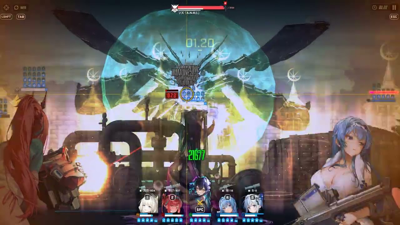 NIKKE 40-36 HARD BOSS CLEAR