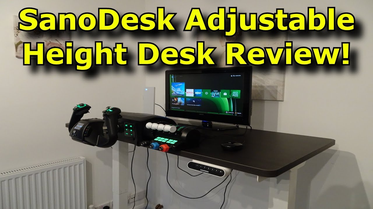Flexispot Adjustable Height Desk Review & Build - Ideal for True Flight Sim Enthusiasts!