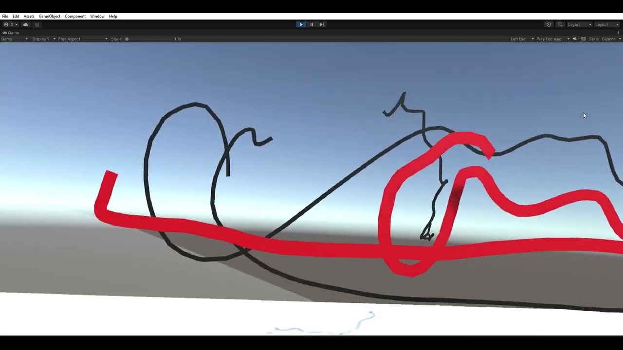 3D Sketching in VR environment using Geomagic Touch