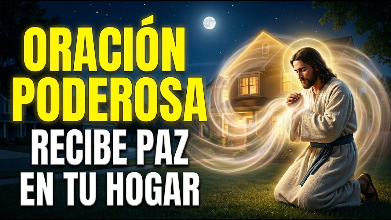 ANTES DE DORMIR ESCUCHA ESTA ORACIÓN 🌙 Dios Traerá Paz y Protección a Tu Hogar