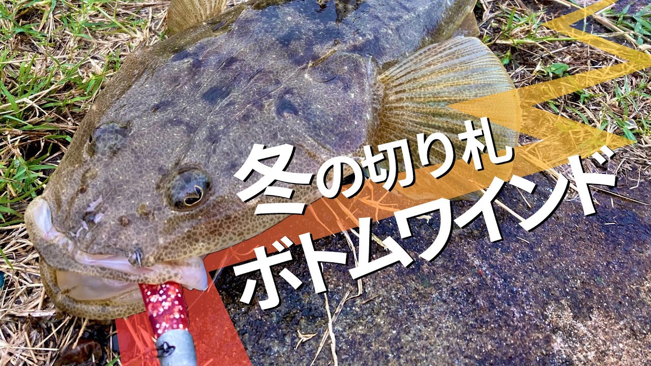 水温低下も心配無用 ボトムワインドで狙う冬のリバーマゴチ