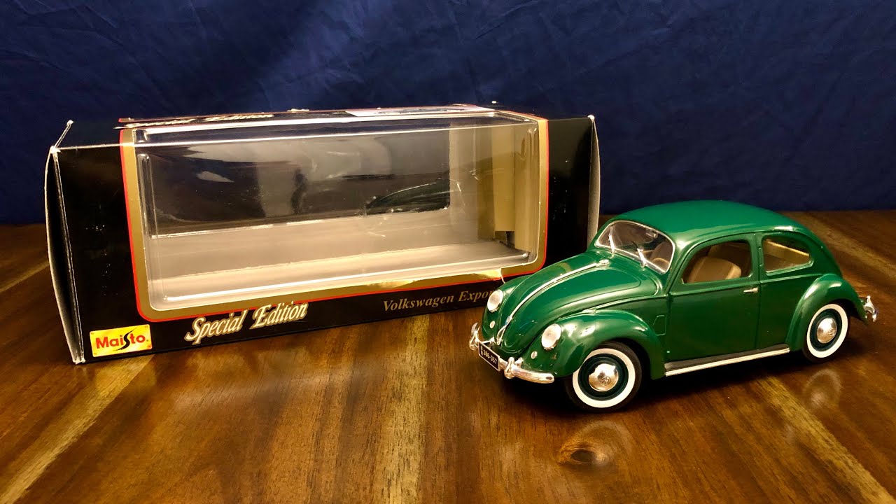 Maisto 1/18 1951 Volkswagen Export Sedan (Beetle) Review