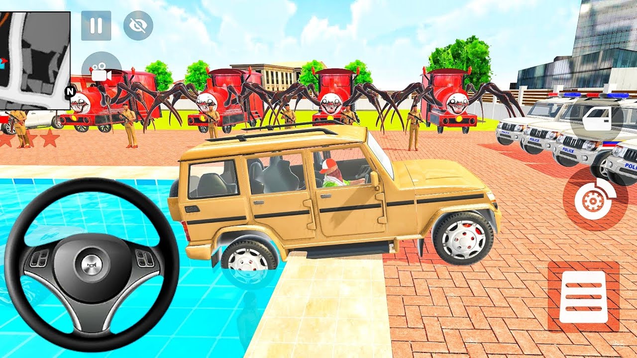 👉 Modified Police Car 🚨 Gangster Life in Indian Streets | Open WorldGame game for android 😫
