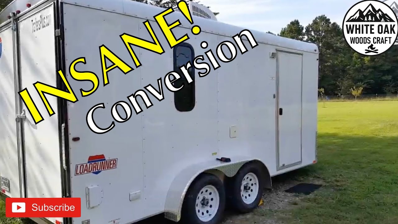 INSANE Cargo Camper Conversion/Tiny house build!