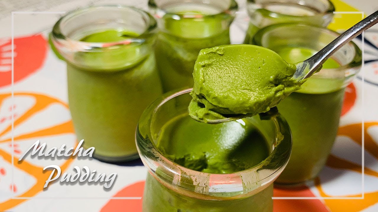Creamy and Rich ! Exellent ! Matcha green tea pudding | なめらか濃厚！絶品！抹茶プリン