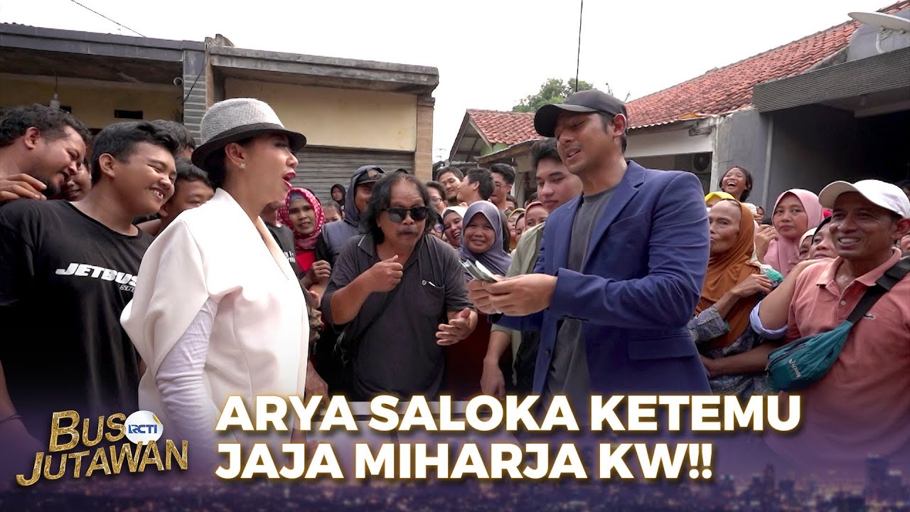 BIKIN KETAWA!! Arya Saloka Ketemu Jaja Miharja KW | BUS JUTAWAN | EPS 74 (2/4)