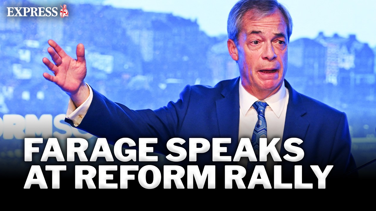 Nigel Farage leads HUGE Reform UK rally in Leeds