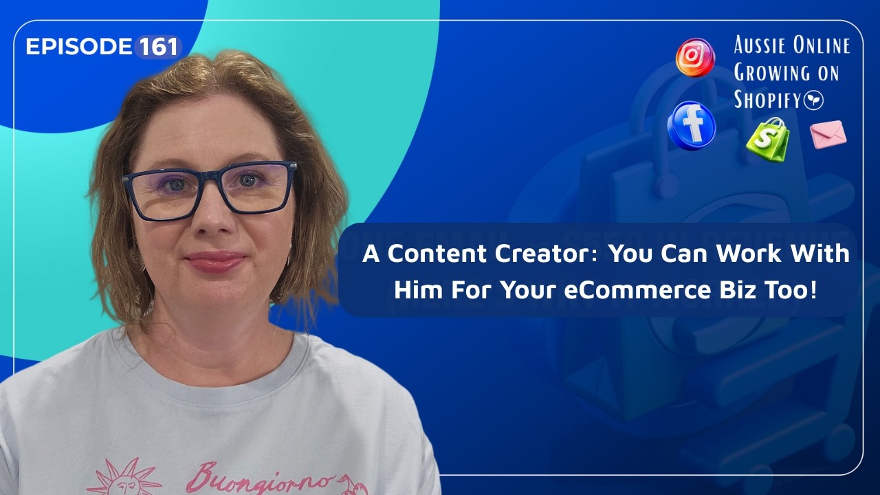 E161 - A Content Creator: You Can Work With Him For Your eCommerce Biz Too