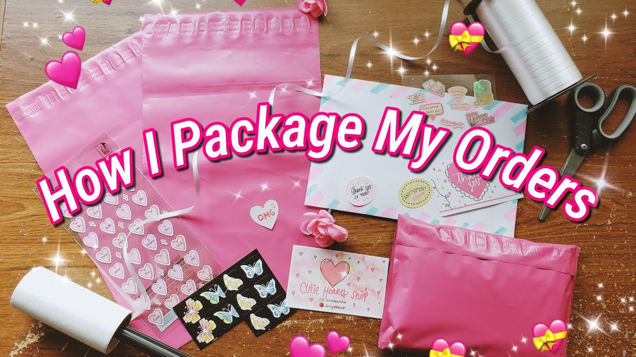 Depop'n part 2: Packaging my items~ 💕💖💕💖