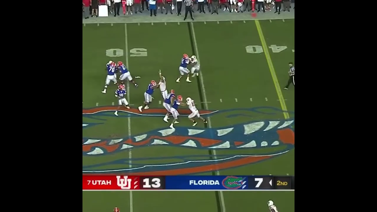 Anthony Richardson Made That Touchdown Run Look Easy Utah vs Florida