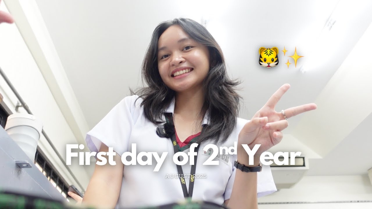 college diaries ep. 15✨🐯💛 || FIRST DAY OF 2ND YEAR IN UST!!🎨