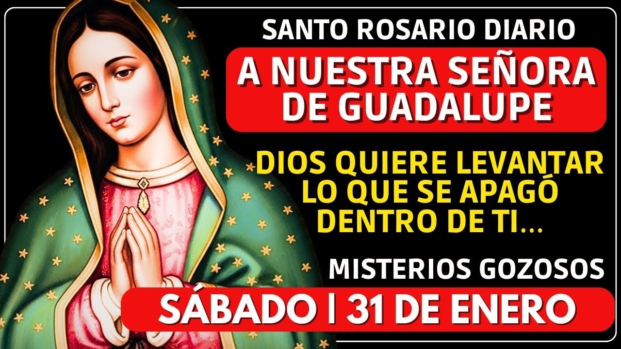 Dios quiere mostrarte el CAMINO que tú ya no encuentras | ROSARIO DE HOY 31 DE ENERO
