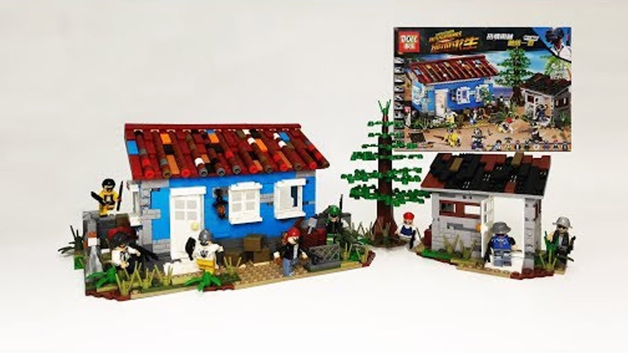 LEGO DOLL D209 PLAYERUNKNOWN'S BATTLEGROUNDS BUILDING LARGE RECTANGLE & SHED