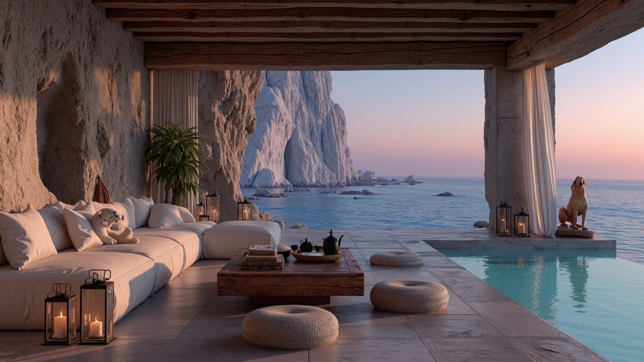 Gentle ambient jazz music | Sunset jazz music for relaxation & Seaside jazz lounge vibes