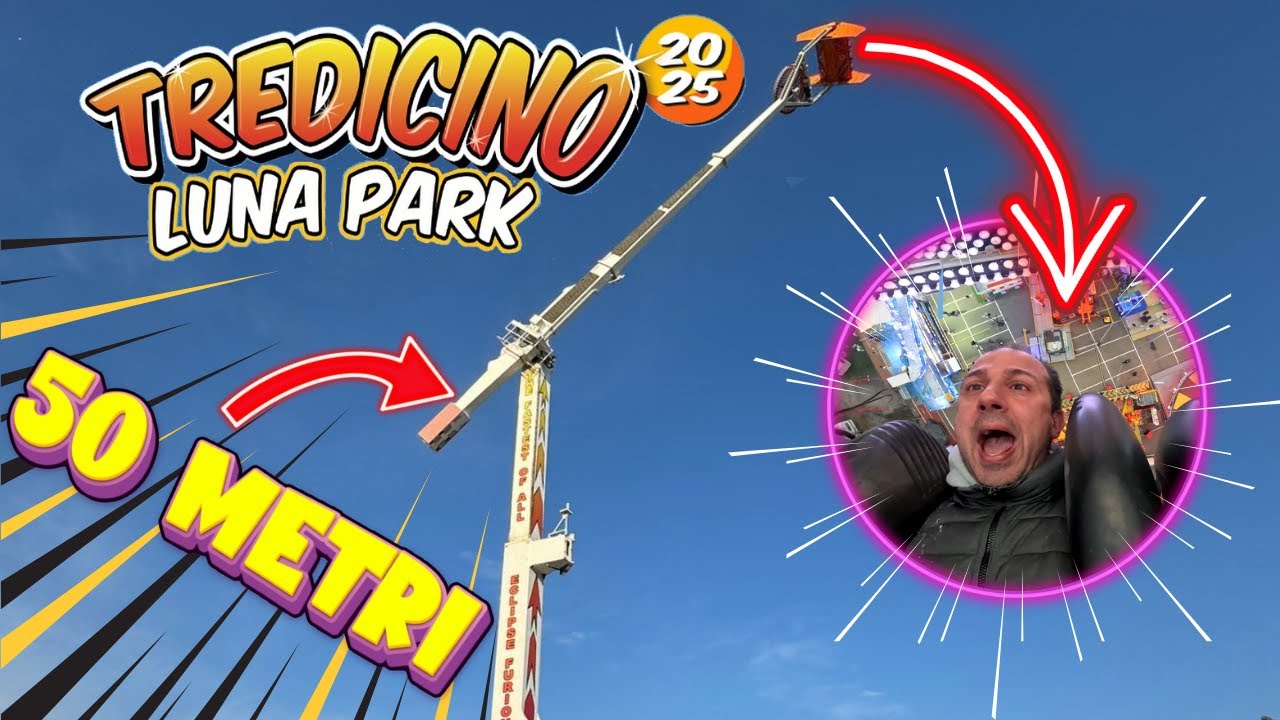 PROVO L'ATTRAZIONE PIU' ESTREMA DEI LUNA PARK ITALIANI. TREDICINO DI ARONA 2025