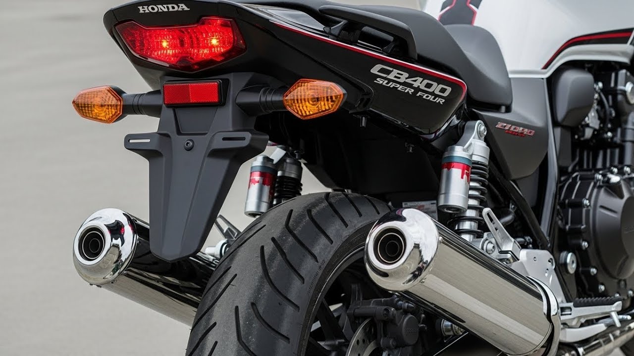 Представлен первый взгляд на совершенно новый мотоцикл Honda CB 400 Super Four 2026 года!