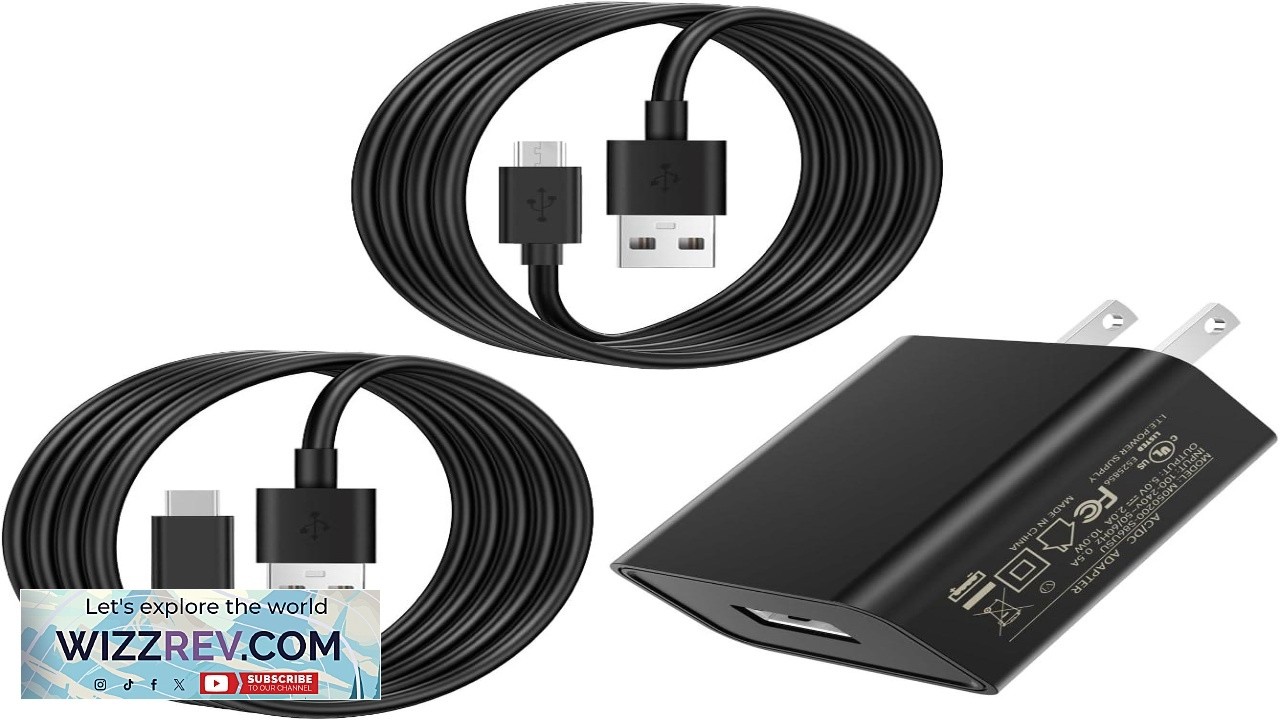 Сменный адаптер питания 5 В 2 А, совместимый с Fire TV Stick Lite и Roku.