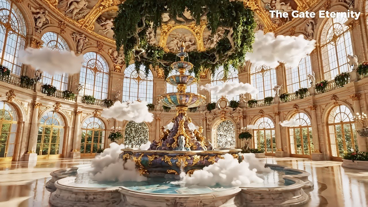 Enter the Gates of Eternity 🌌 Celestial Palaces of Light & Calm (4K)