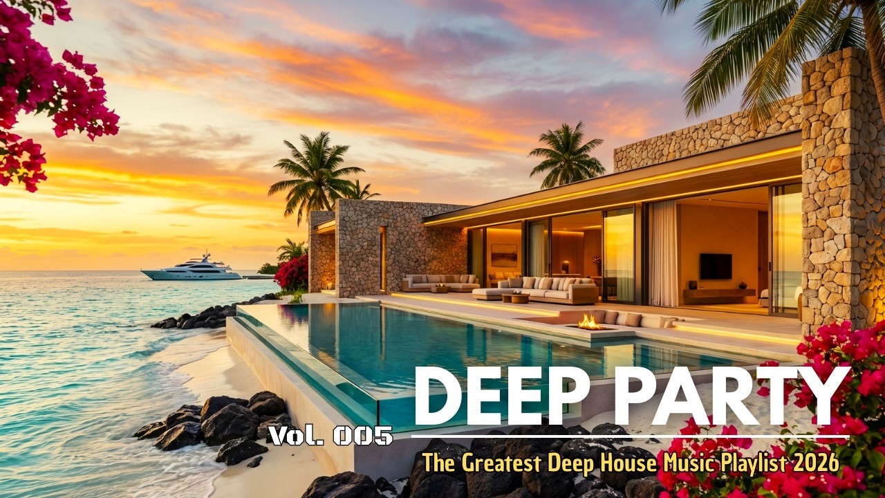 Sunset to Midnight 🌴 Deep House 2026 Luxury Pool Party Energy | DEEP PARTY Vol. 005