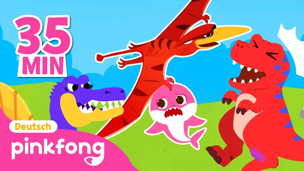 Brüll!🦖 Die Dinosaurier sind Da! | Mix | Dinosaurier von A bis Z | Pinkfong, Baby Hai! Kinderlieder