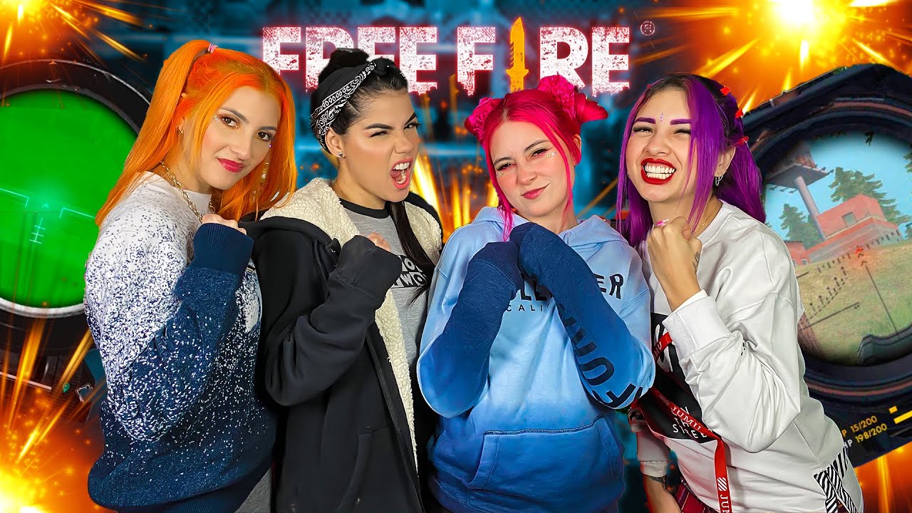MI EX NOVIA JUEGA FREE FIRE CON MIS VECINAS POR PRIMERA VEZ *increíble*
