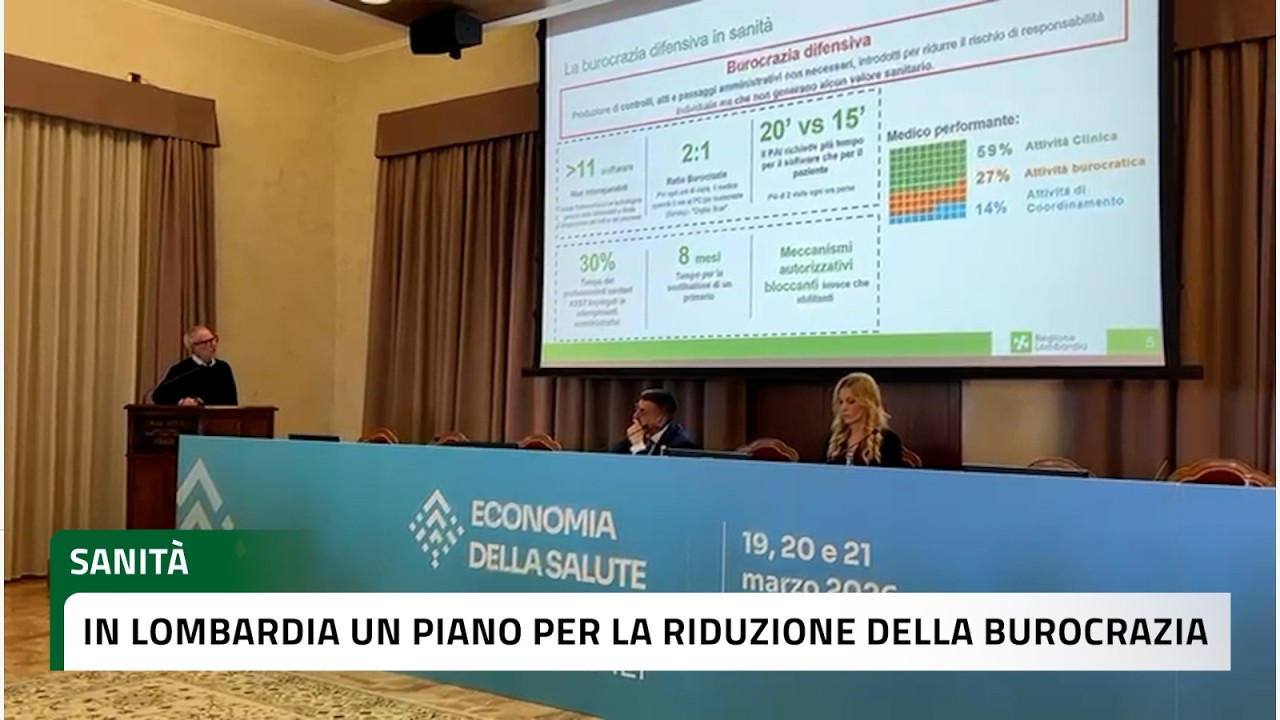 In Lombardia un piano per la riduzione della burocrazia nella sanità