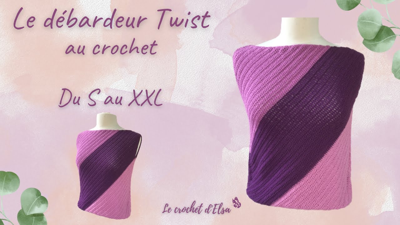 Comment faire un top au crochet - le débardeur Twist