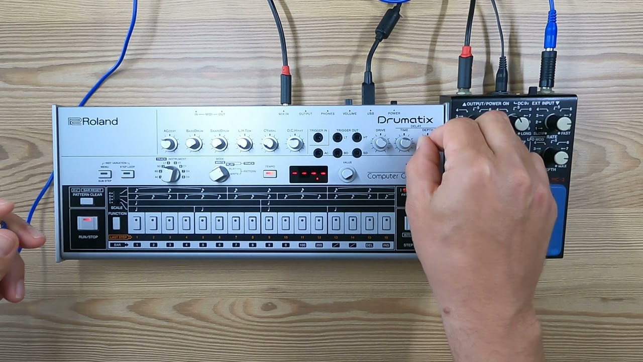 Boss PC-2 Percussion Synthesizer & Roland TR06