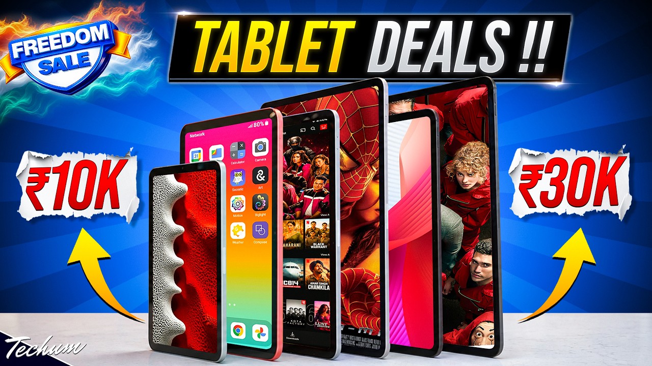 Flipkart Freedom Sale Best Tablet Deals & Offers🔥Best Tablet under 10000, 20000, 30000 & 50000🔥TAB