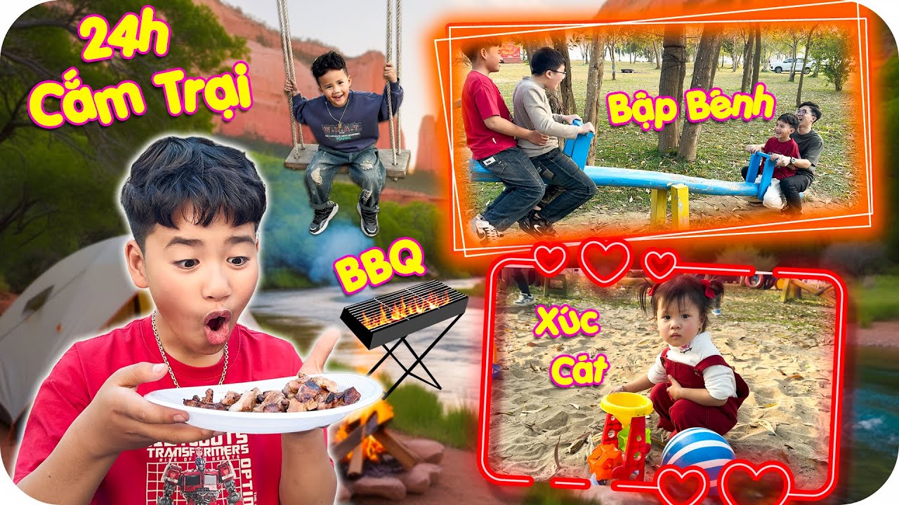 Minh Khoa Dẫn Team Trẻ Tr&acirc;u Đi Cắm Trại Cuối Tuần | Minh Khoa TV