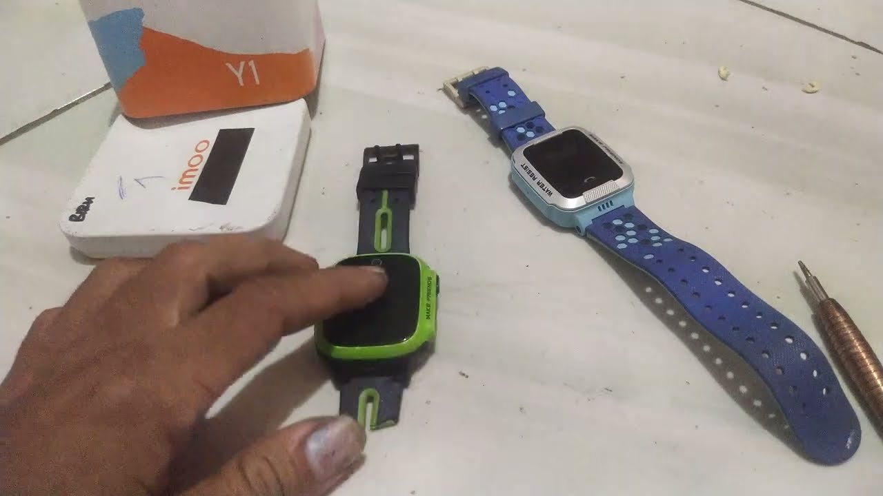 kondisi jam imoo setelah beberapa tahun dipake, ganti strap tali imoo z2 pakai tali imoo y1