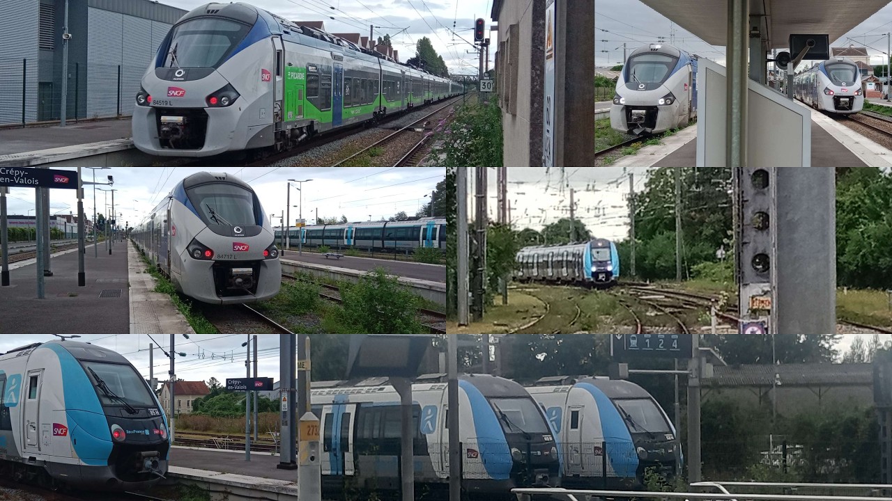 Spot à Crépy-en-Valois (UM3 Regiolis et NAT)