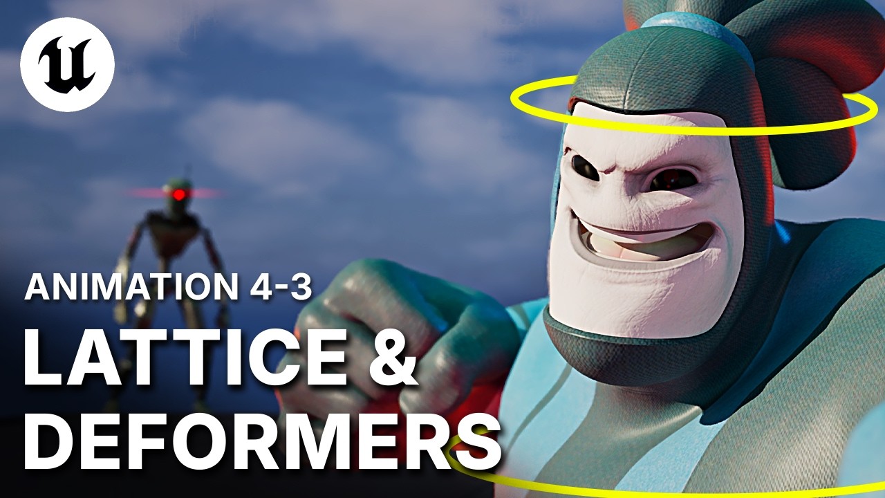Cartoony Animation! UE5 GPU Deformers (Sculpt & Lattice)