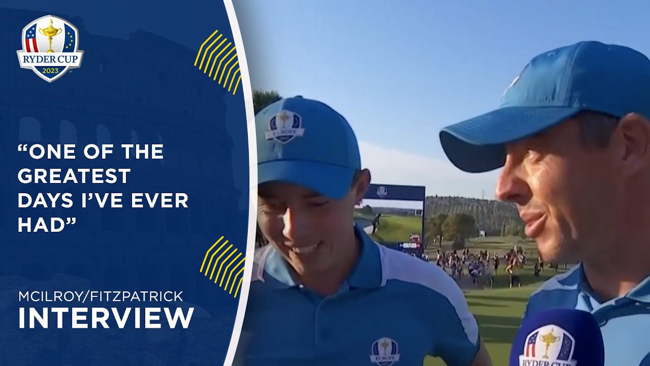 McIlroy/Fitzpatrick Interview | 2023 Ryder Cup