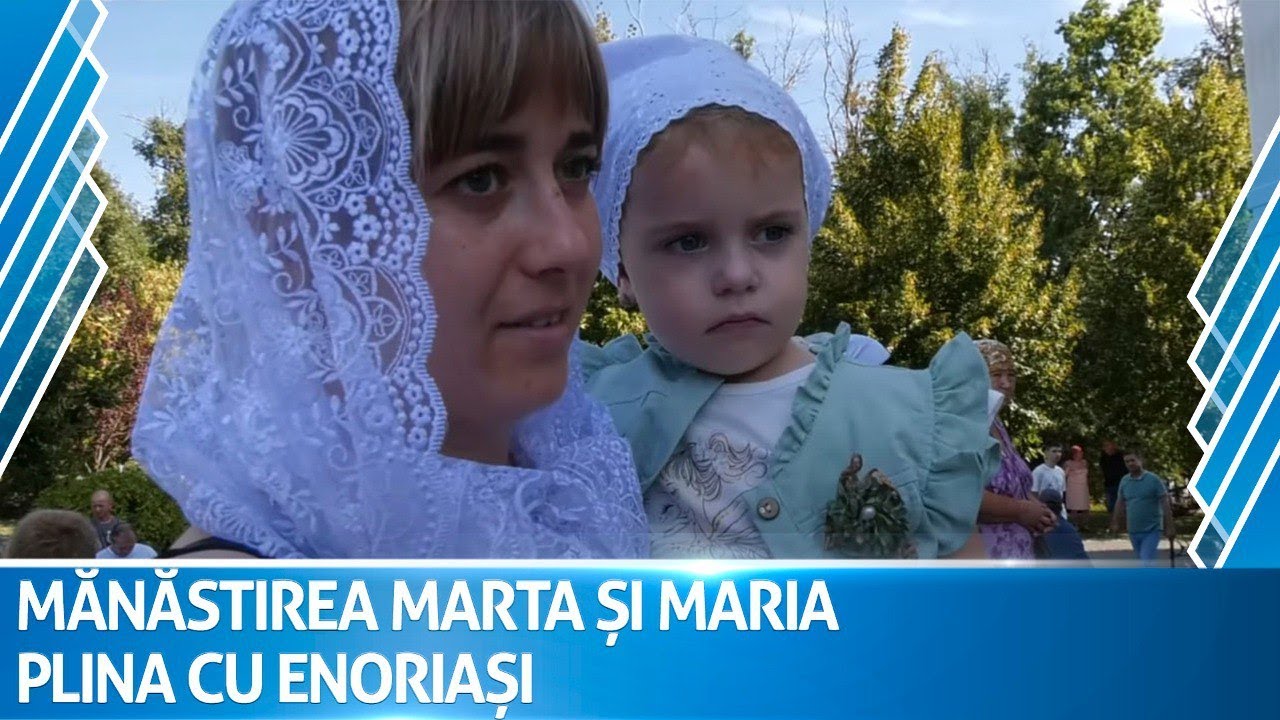 Mănăstirea Marta și Maria plină de enoriași. Oamenii au venit cu coșuri pline de fructe