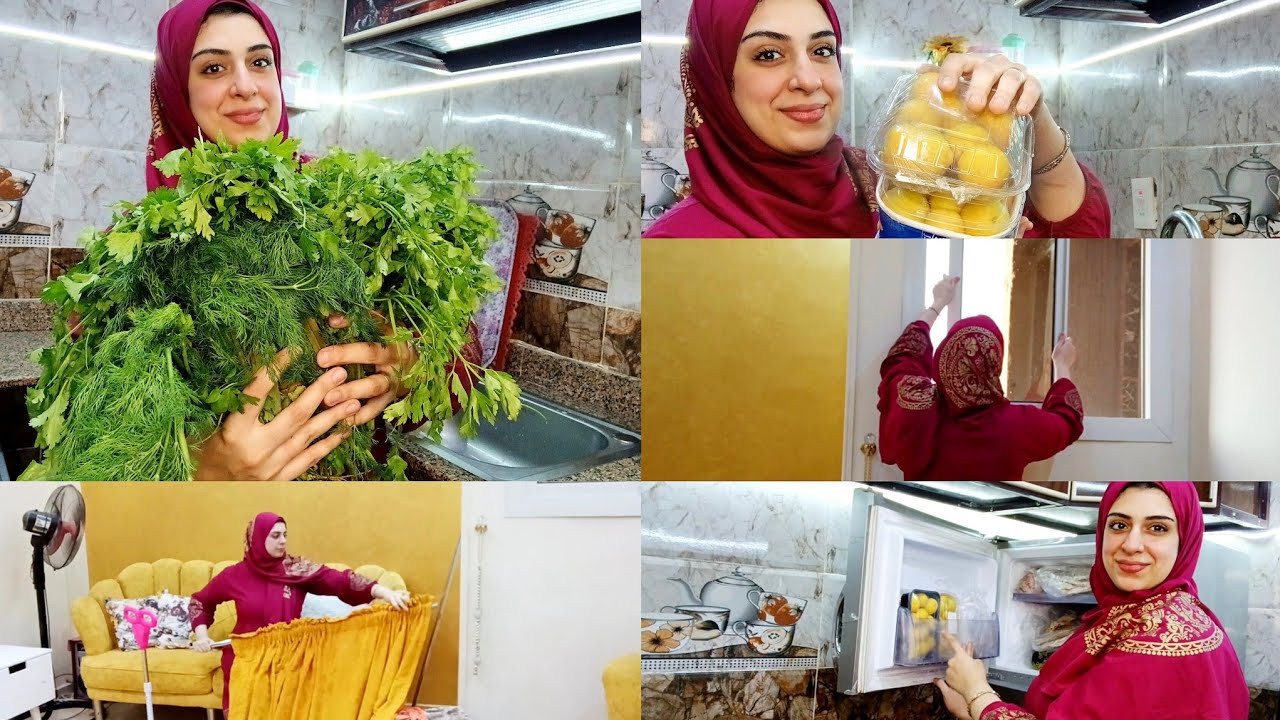 روتين النضافه والتفريز قبل موسم رمضان-روتين الحركه والنشاط لكن بذكاء-وفري مجهودك وتعالي نبدأ سوا😉