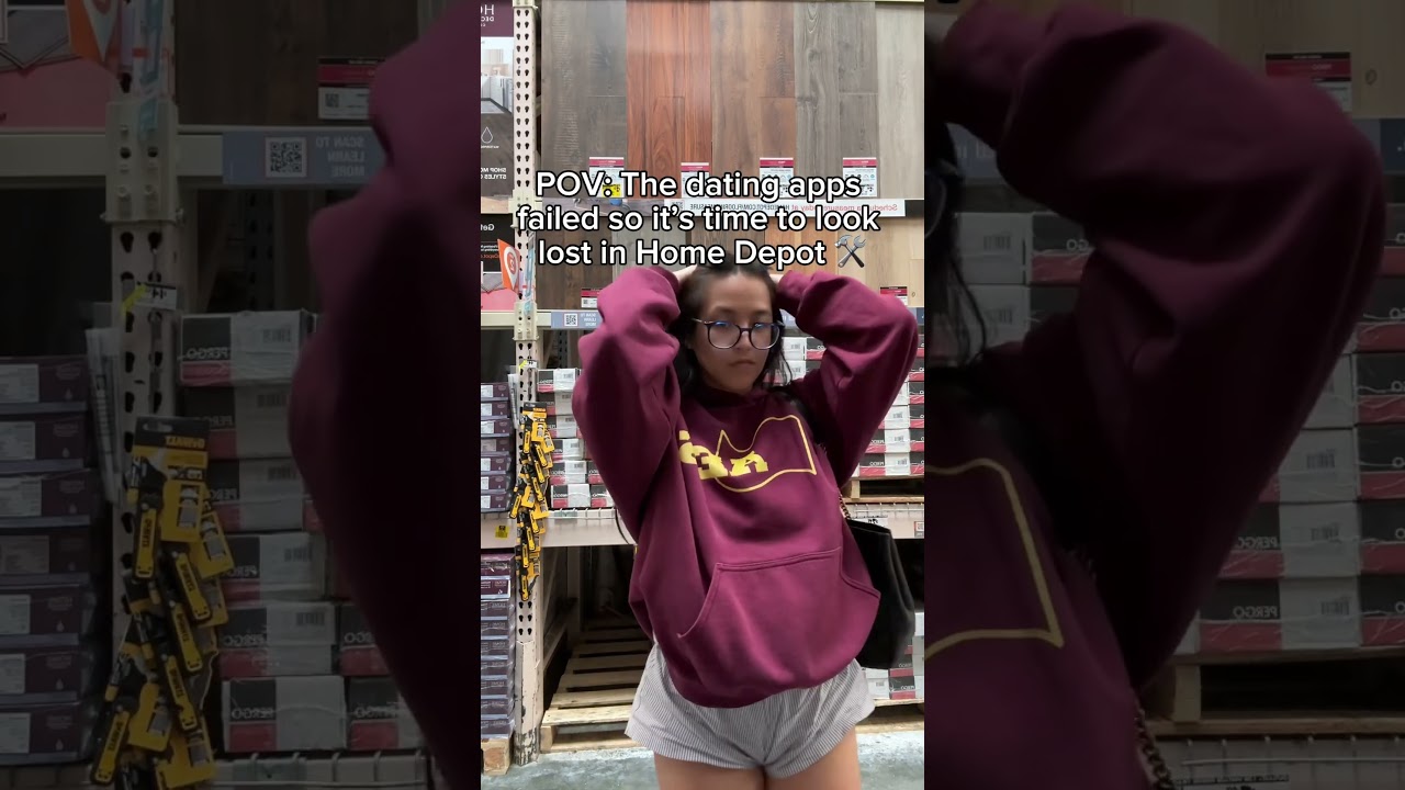 POV: The dating apps failed&hellip; so now I&rsquo;m lost at Home Depot 🛠️😂