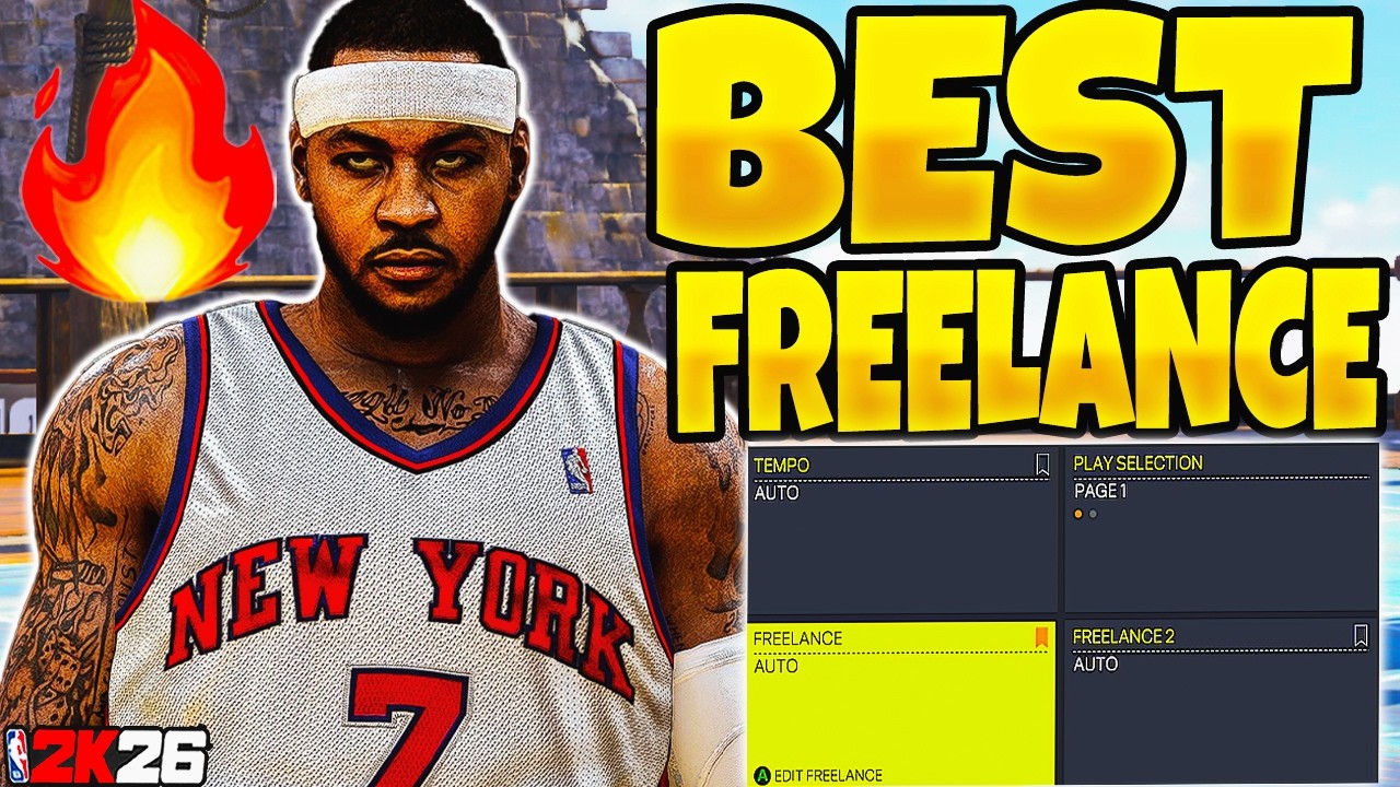*НОВИНКА* ЛУЧШАЯ ФРИЛАНС-АТАКА В NBA 2K26! ЛУЧШАЯ КОМПЛЕКТАЦИЯ ИГРЫ!
