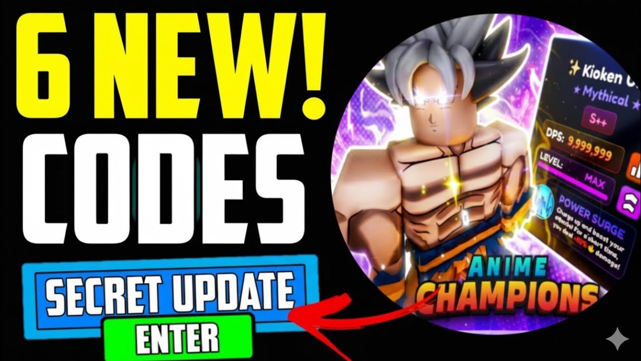 ВСЕ НОВЫЕ РАБОЧИЕ КОДЫ! 🔥 Коды Anime Champions Simulator Октябрь 2025 [ROBLOX]