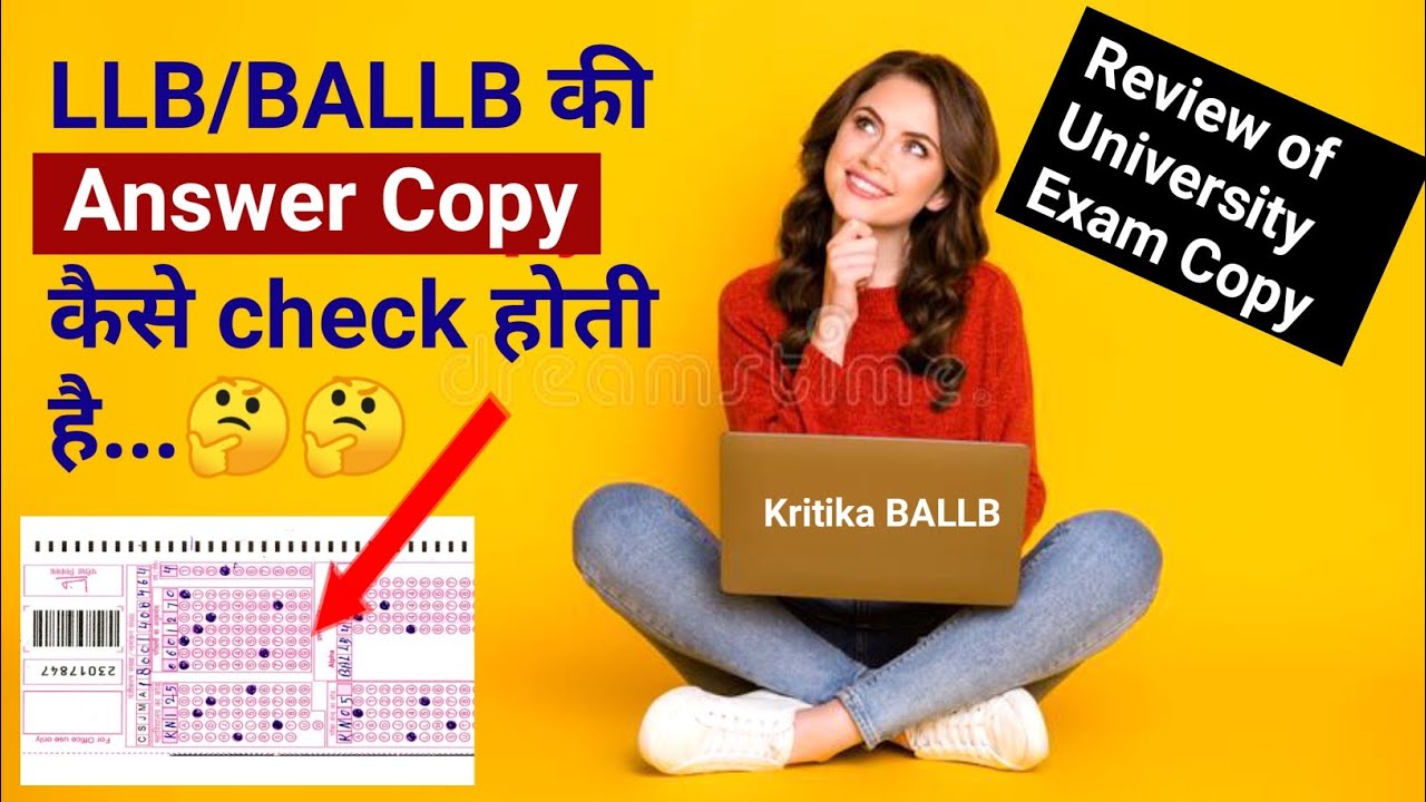 How to check LLB/BALLB answer copy | Answer sheet of ballb students | Kritika BALLB