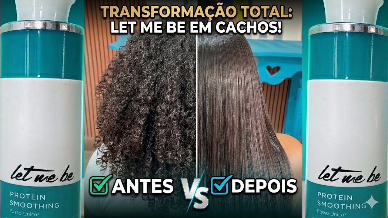 Progressiva Let Me Be Sem Formol em Cabelo Grosso Cheio e Cacheado &ndash; Veja o Resultado Final!