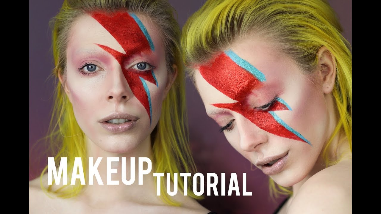 DAVID BOWIE Aladdin Sane - Makeup Tutorial | Leigh Dickson