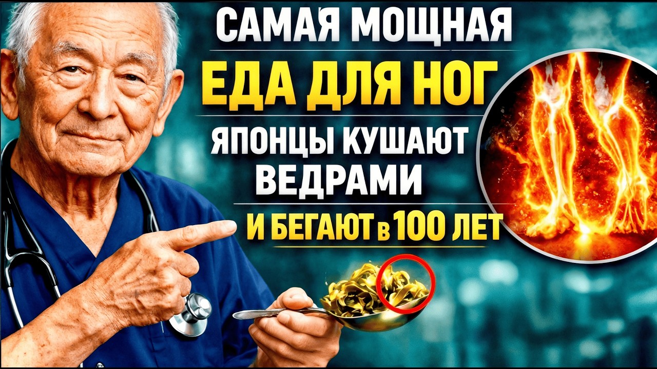 ЭТУ ЕДУ УТРОМ ВКУСНО ОТКРЫВАТЬ / ТАЙНА СИЛЫ НОГ, КАК В 20 ЛЕТ!