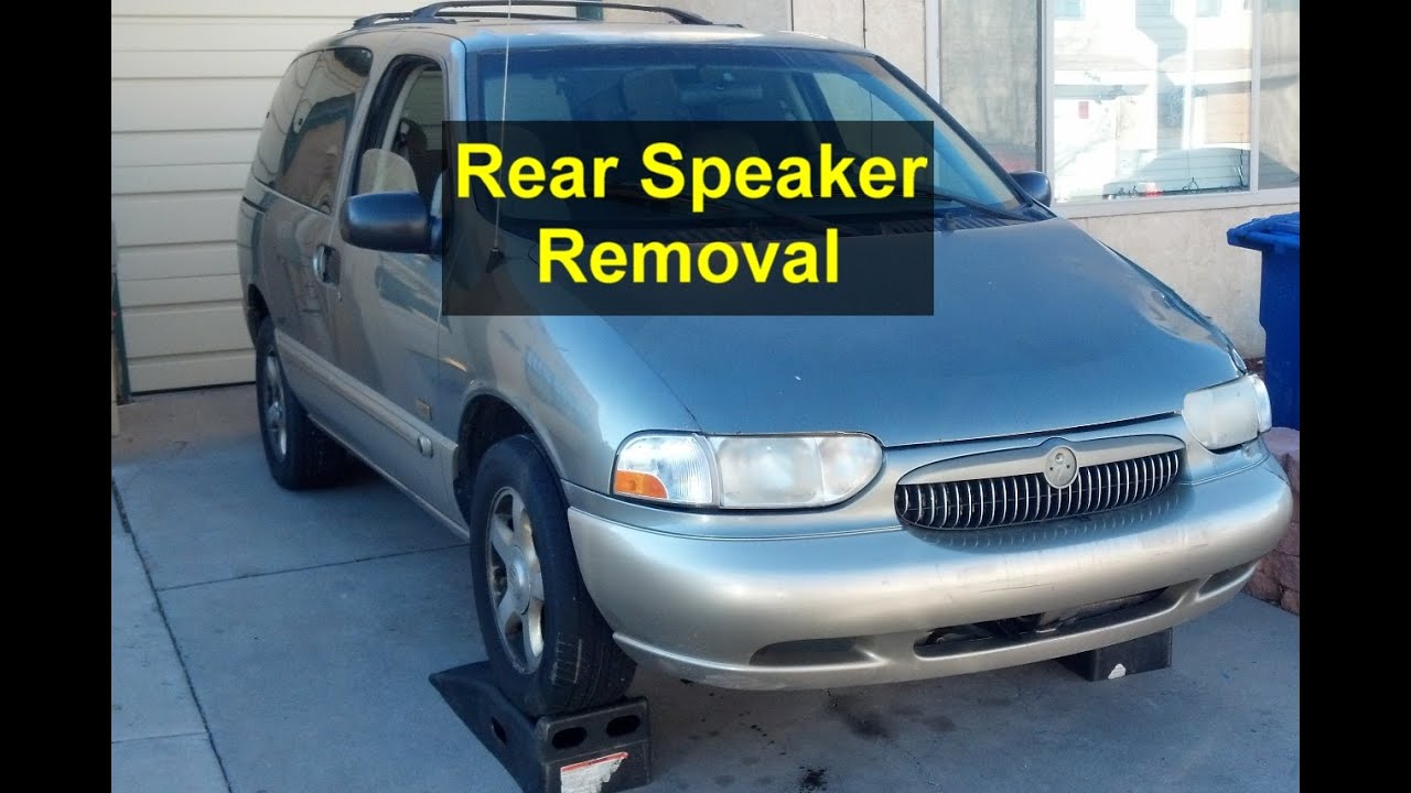 Rear speaker removal, Mercury Villiager, Nissan Quest - VOTD